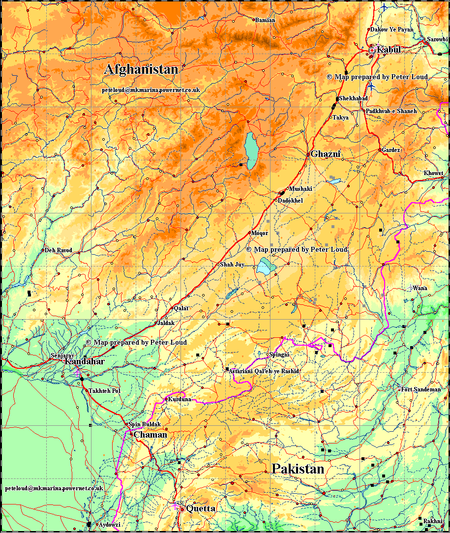 afghanistan maps